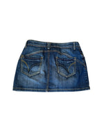 Load image into Gallery viewer, Vintage denim micro skirt S

