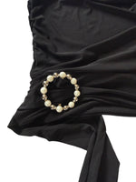 Load image into Gallery viewer, Vintage blact tube top S
